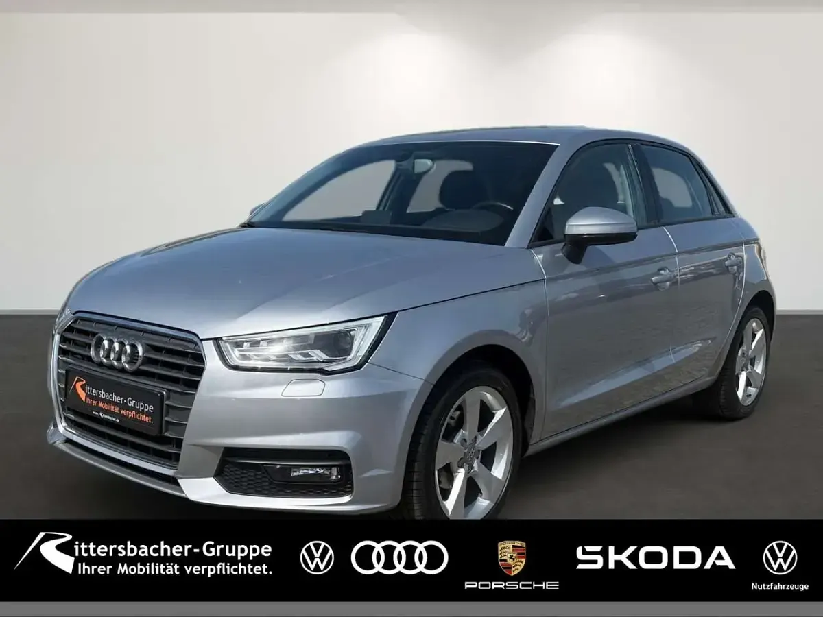 Usata Audi A1 95 CV (69 kW) 2018 Argento Berlina