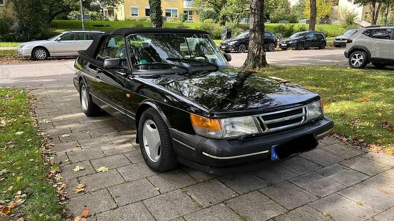 Schwarz Gebraucht 1992 Saab 900 Cabriolet Cabrio | 28.000 € - Bild 1/4