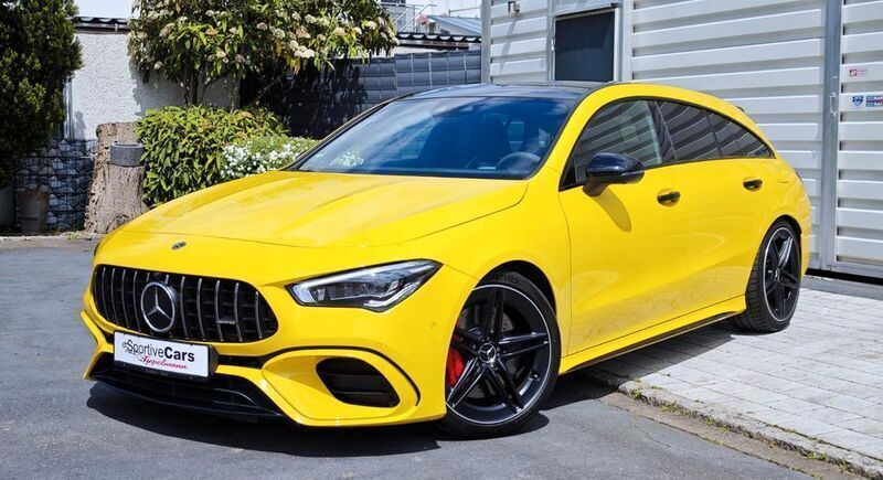 Gelb Gebraucht 2020 Mercedes CLA45 AMG AMG Limousine | 43.900 € - Bild 1/4
