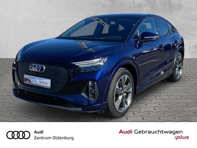 Blau Gebraucht 2022 Audi Q4 Sportback e-tron Advanced SUV | 29.778 € (Guter Preis) - Bild 1/4