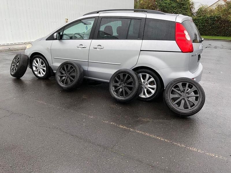 Silber Gebraucht 2007 Mazda 5 Van / Kleinbus | 2.650 € (Fairer Preis) - Bild 1/4