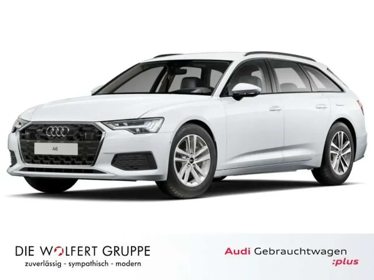 Gebraucht Audi A6 Ambiente 299 PS (219 kW) 2024 Gletscherweiß metallic Kombi