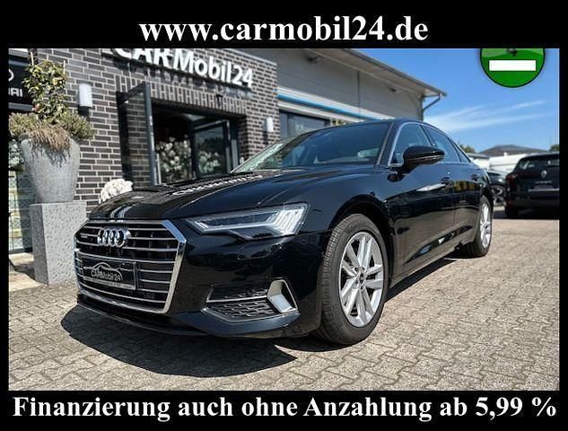 Mythosschwarz metall (metallic) Gebraucht 2022 Audi A6 Sport Limousine | 38.900 € (Guter Preis) - Bild 1/4