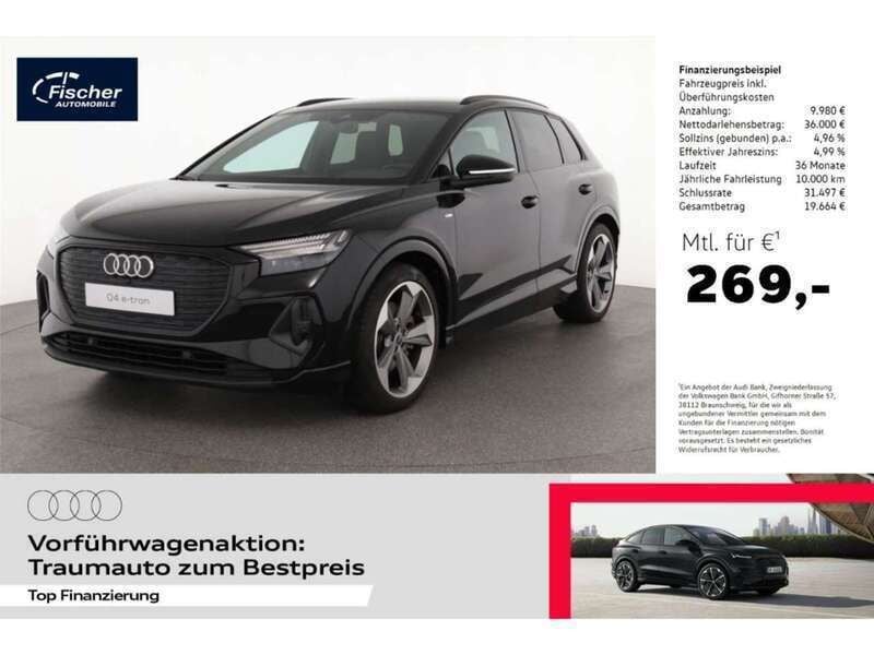 Alcantara Gebraucht 2023 Audi Q4 e-tron S-Line SUV | 45.980 € (Fairer Preis) - Bild 1/4