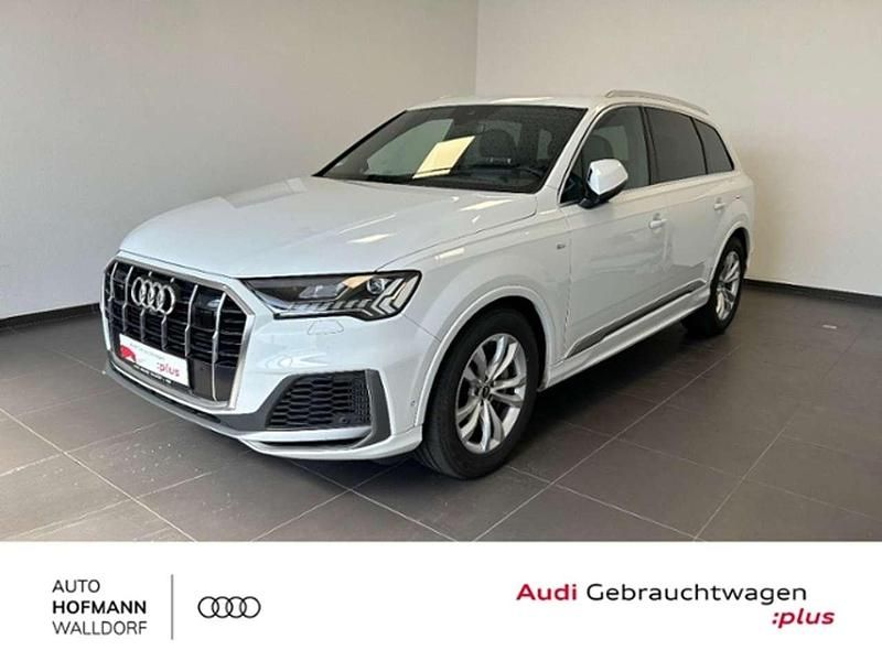 Weiß Gebraucht 2021 Audi Q7 S-Line SUV | 55.980 € (Fairer Preis) - Bild 1/4