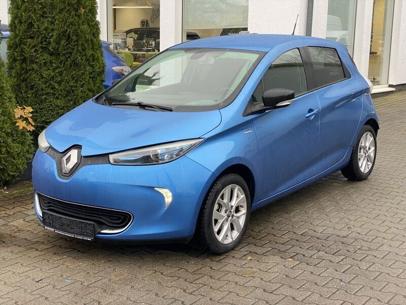 Hell blau metallic Gebraucht 2018 Renault Zoe LIMITED Kleinwagen | 12.790 € - Bild 1/4