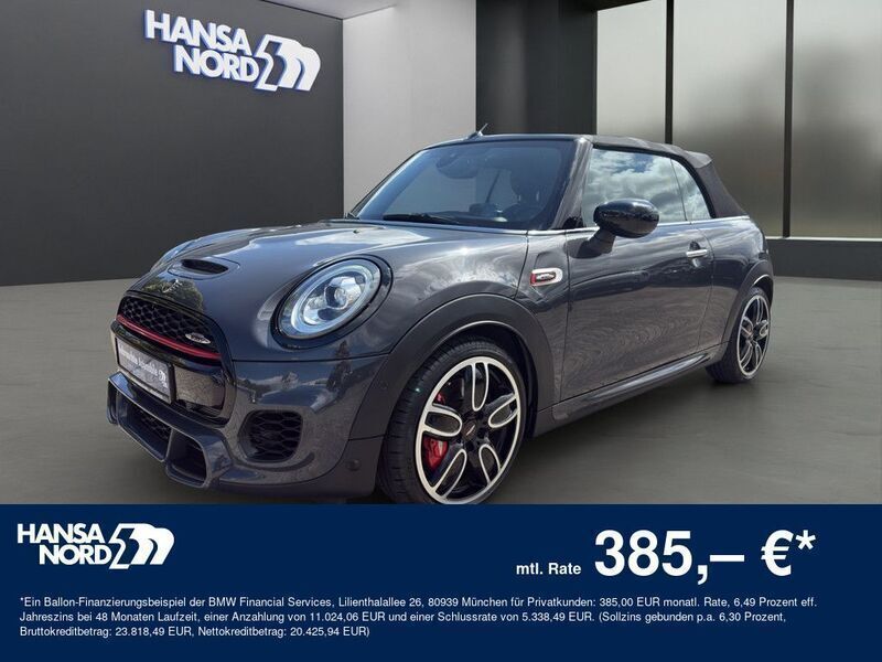 Grau Gebraucht 2020 Mini John Cooper Works Cabriolet Cabrio | 31.890 € (Fairer Preis) - Bild 1/2