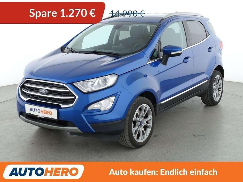Blue lightning Gebraucht 2019 Ford Ecosport Titanium SUV | 13.720 € (Guter Preis) - Bild 1/3