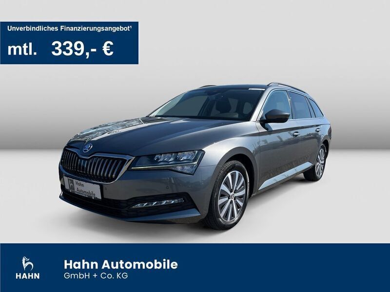 Graphitegrau metallic Gebraucht 2022 Skoda Superb Ambition Kombi | 26.960 € (Guter Preis) - Bild 1/3