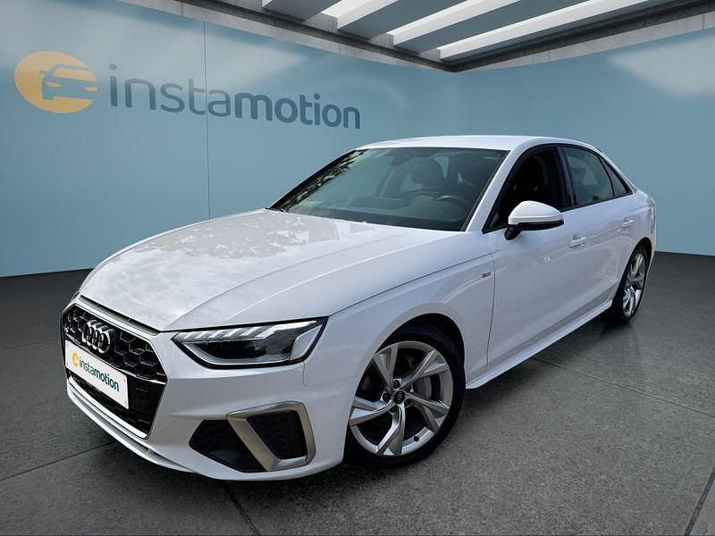 Weiß Gebraucht 2022 Audi A4 Limousine | 33.699 € (Teuer) - Bild 1/4