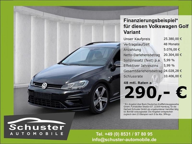 Schwarz Gebraucht 2020 VW Golf VII R Kombi | 25.380 € (Fairer Preis) - Bild 1/4