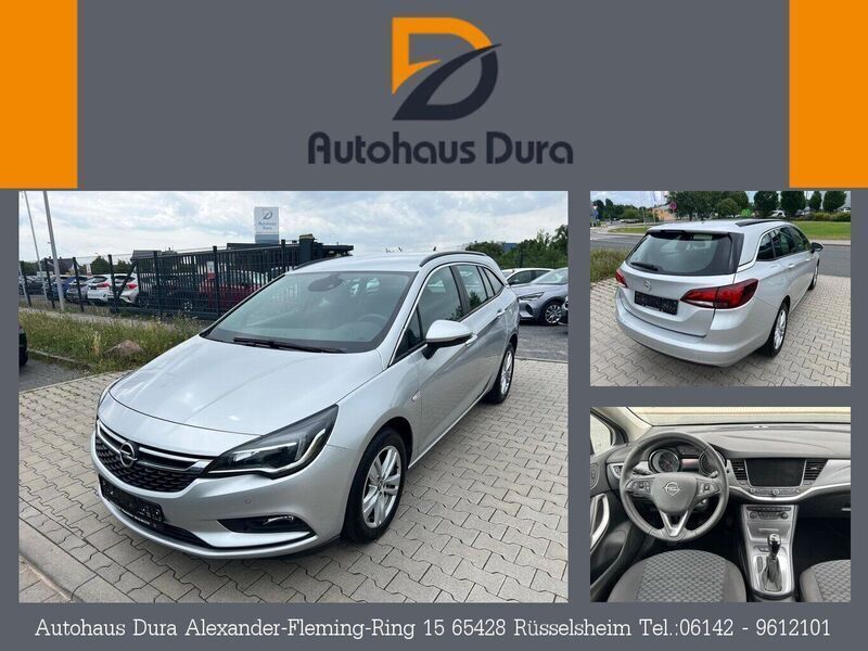 Argon silber/ice silver (metallic) Gebraucht 2019 Opel Astra Business Kombi | 13.950 € (Fairer Preis) - Bild 1/4