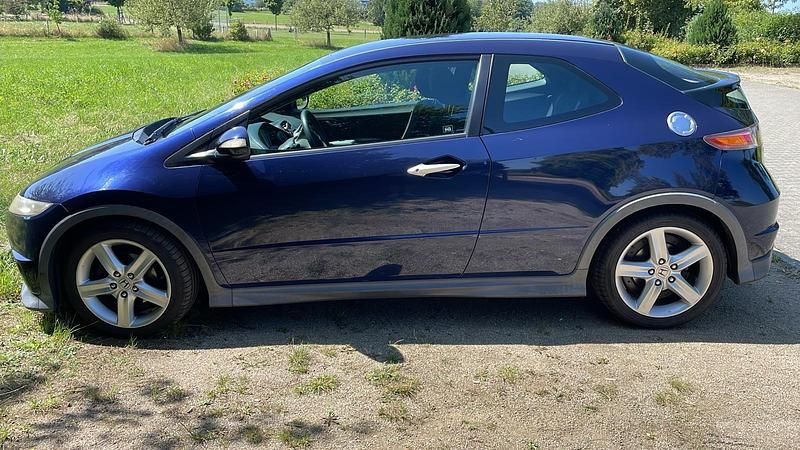 Blau Gebraucht 2008 Honda Civic Limousine | 4.000 € (Fairer Preis) - Bild 1/4