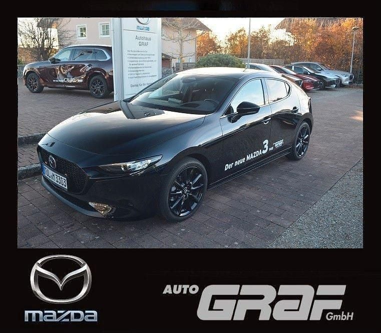 Schwarz Gebraucht 2025 Mazda 3 Homura-Line Limousine | 27.480 € (Teuer) - Bild 1/4