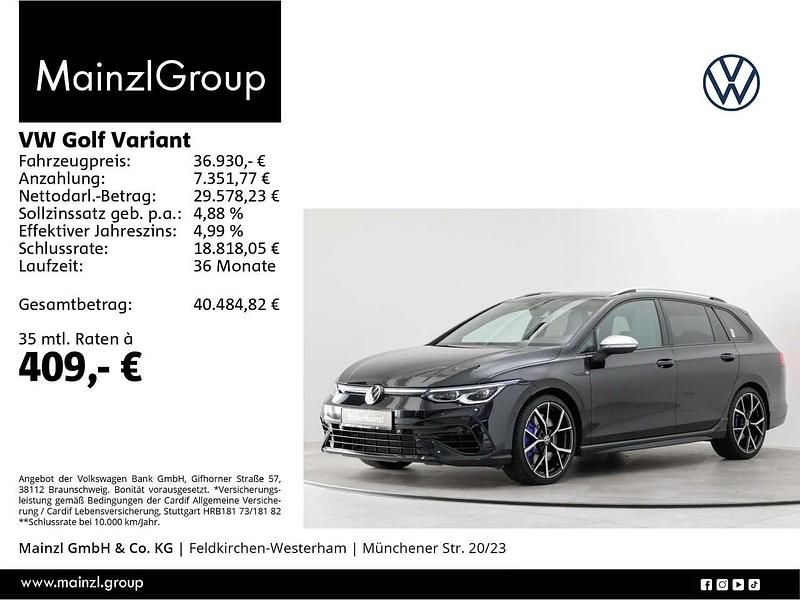 Deep black perleffekt (metallic) Gebraucht 2022 VW Golf VIII R Kombi | 36.930 € (Fairer Preis) - Bild 1/3