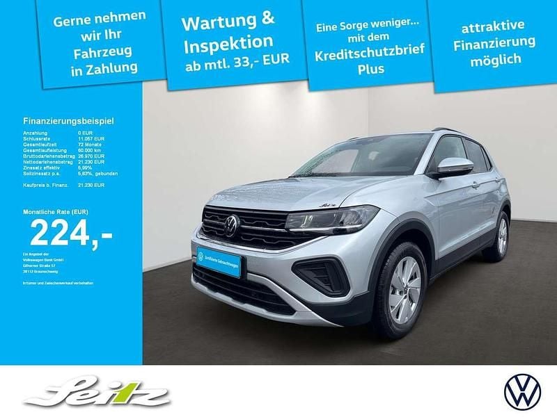 Reflexsilber metallic Gebraucht 2024 VW T-Cross Life SUV | 21.230 € (Fairer Preis) - Bild 1/3