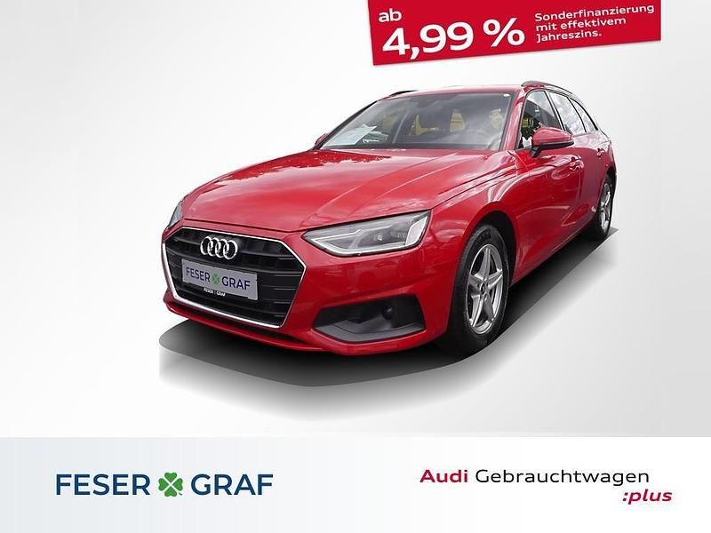 Tangorot metallic Gebraucht 2022 Audi A4 Sport Kombi | 21.980 € (Fairer Preis) - Bild 1/4