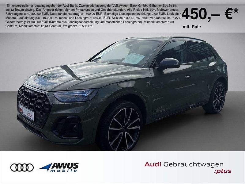 Gebraucht Audi Q5 S-Line 204 PS (150 kW) 2023 Distriktgrün metallic SUV