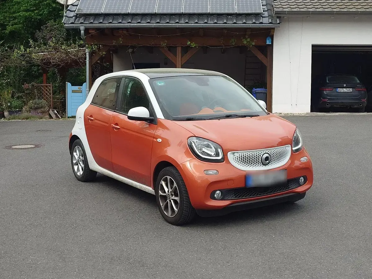 Second-hand Smart ForFour Passion 90 CP (66 kW) 2018 Portocaliu Hatchback