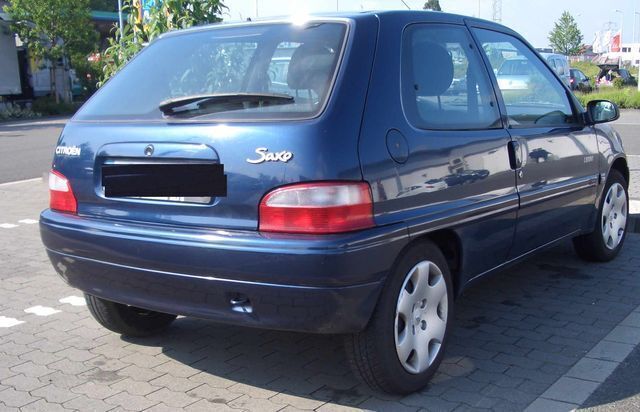 Gebraucht Citroën Saxo 60 PS (44 kW) 2000 Blau metallic Kleinwagen