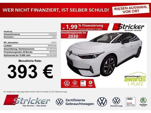 Gebraucht VW ID.7 GTX 250 kW (340 PS) 2025 Gletscherweiß metallic schwarz (metallic) Limousine