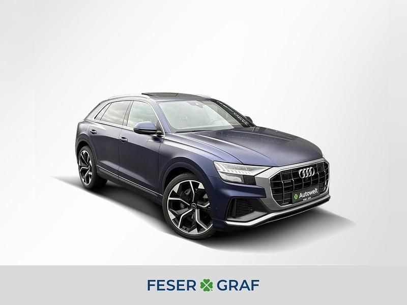 Navarrablau metallic Gebraucht 2019 Audi Q8 Ambiente SUV | 46.890 € (Fairer Preis) - Bild 1/3