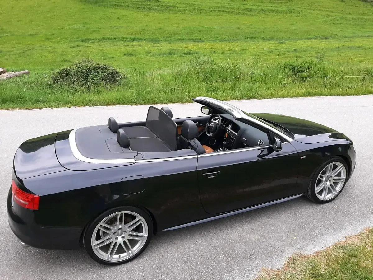 Gebraucht Audi A5 Cabriolet S-Line 260 PS (191 kW) 2011 Schwarz Cabrio