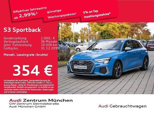 Turboblau Gebraucht 2023 Audi S3 Design Limousine | 31.198 € (Superpreis) - Bild 1/1