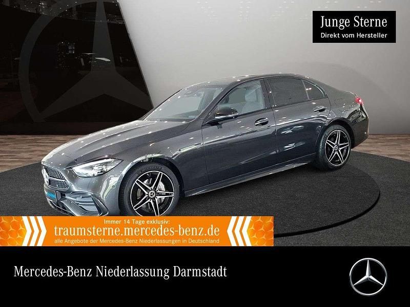 Grau Gebraucht 2022 Mercedes C300e AMG Limousine | 38.890 € (Teuer) - Bild 1/3