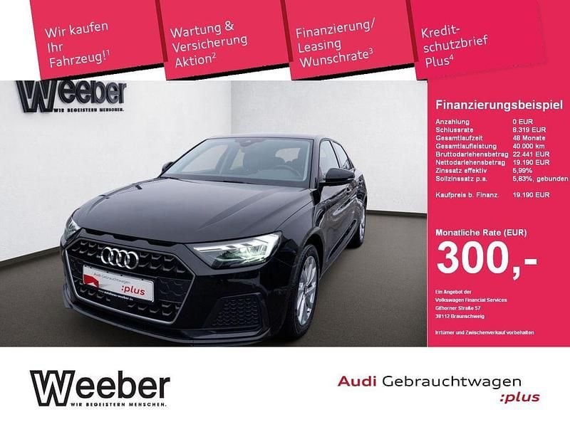 Mythosschwarz metallic Gebraucht 2023 Audi A1 Sportback Advanced Plus Kleinwagen | 19.190 € (Superpreis) - Bild 1/4