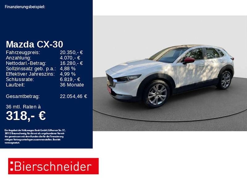 Weiss Gebraucht 2020 Mazda CX-30 Selection SUV | 20.350 € (Fairer Preis) - Bild 1/3