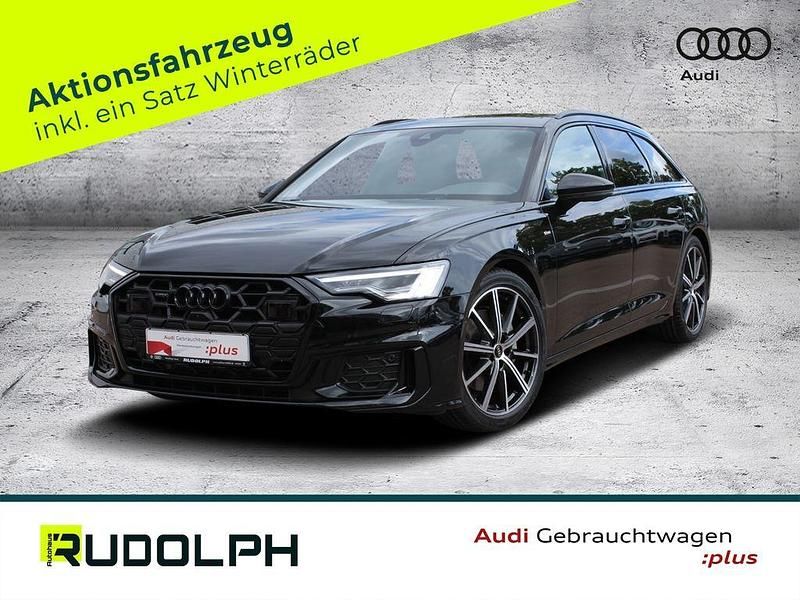 Mythosschwarz metallic Gebraucht 2025 Audi A6 S-Line Kombi | 60.960 € (Guter Preis) - Bild 1/4