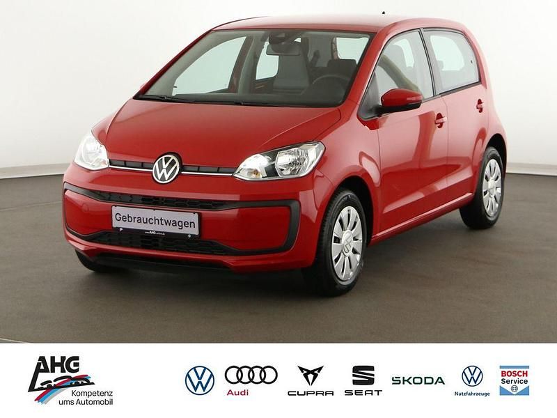 Rot Gebraucht 2021 VW up! move up! Kleinwagen | 11.299 € (Fairer Preis) - Bild 1/4