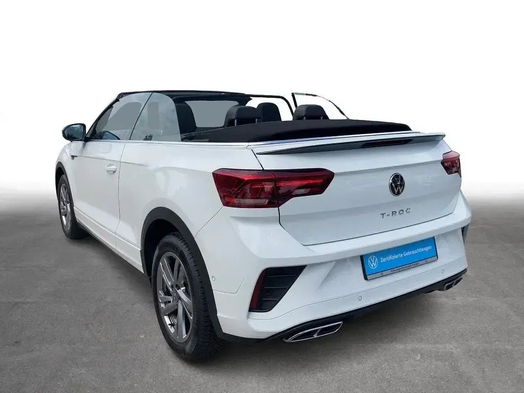 Gebraucht VW T-Roc Cabriolet R-line 150 PS (110 kW) 2025 Weiß Cabrio