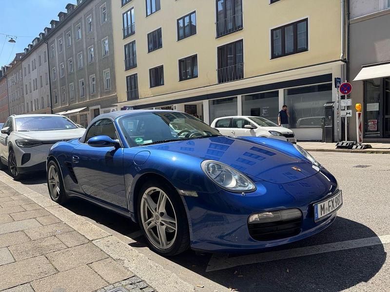Blau Gebraucht 2006 Porsche Boxster Cabrio | 24.900 € (Teuer) - Bild 1/4
