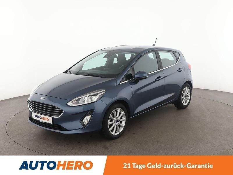 Blau Gebraucht 2020 Ford Fiesta Titanium Kleinwagen | 13.290 € (Fairer Preis) - Bild 1/3