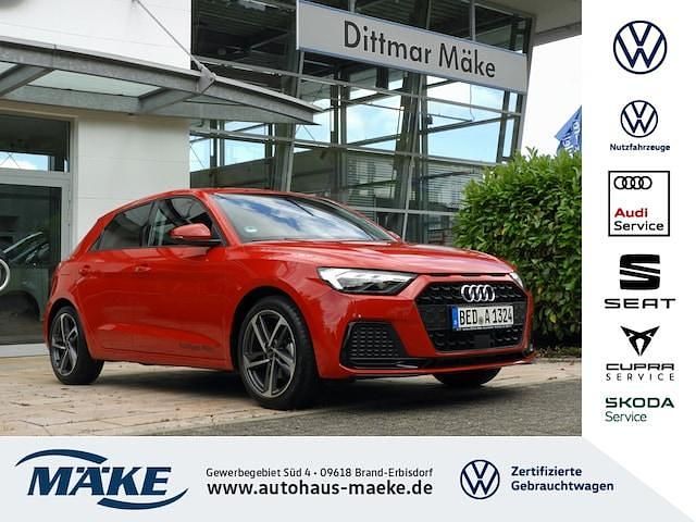Progressivrot metallic (metallic) Gebraucht 2024 Audi A1 Sportback Advanced Plus Kleinwagen | 27.390 € (Teuer) - Bild 1/4