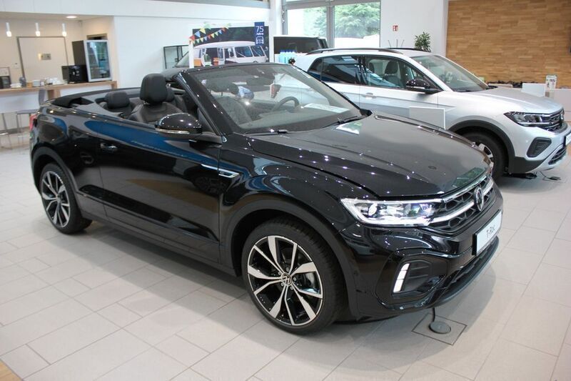 Gebraucht VW T-Roc Cabriolet R-line 150 PS (110 kW) 2025 Schwarz Cabrio