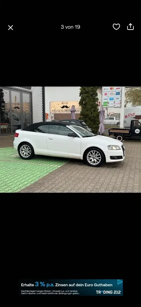 Gebraucht Audi A3 Cabriolet 160 PS (117 kW) 2008 Cabrio