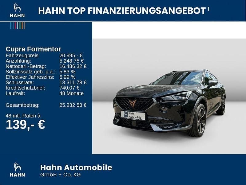 Gebraucht Cupra Formentor 150 PS (110 kW) 2023 Mitternachtsschwarz SUV