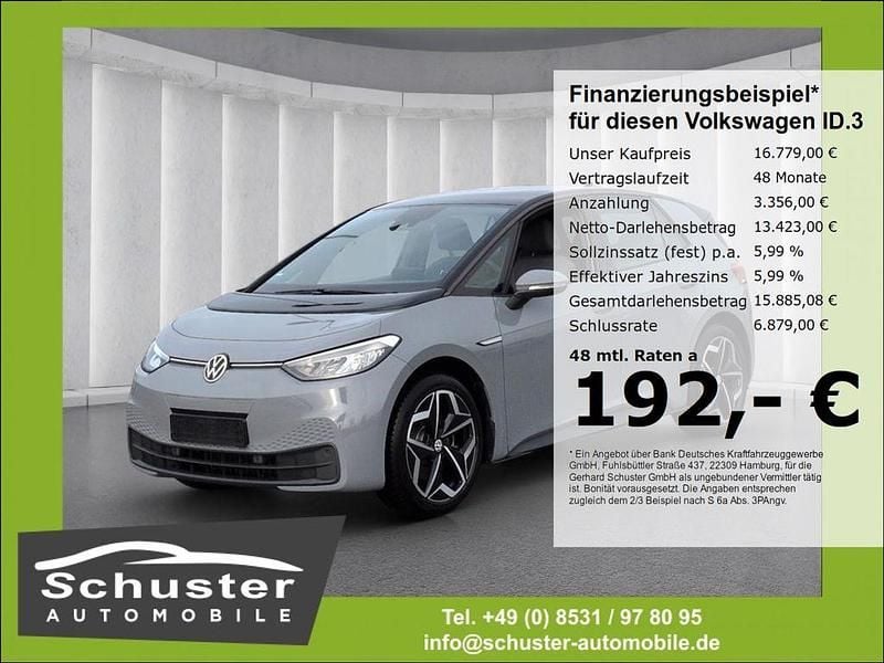 Gebraucht VW ID.3 Pure 110 kW (150 PS) 2021 Mondsteingrau Kleinwagen