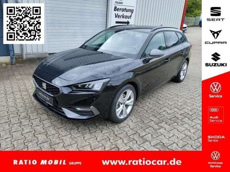 Midnight schwarz metallic Neu 2025 Seat Leon FR Kombi | 29.980 € (Guter Preis) - Bild 1/4