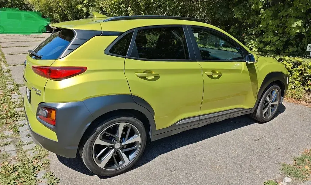 Gebraucht Hyundai Kona Premium 136 PS (100 kW) 2019 Grün SUV
