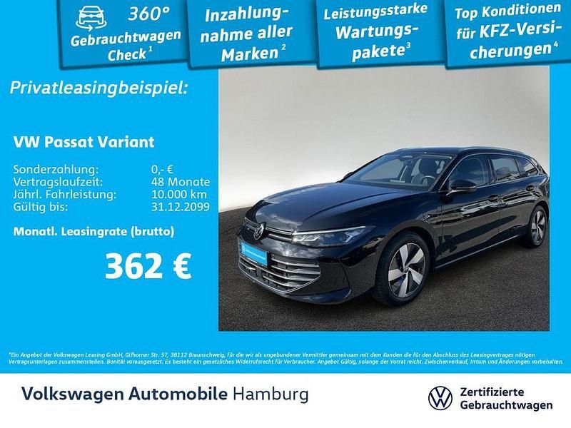 Gebraucht VW Passat 150 PS (110 kW) 2025 0e grenadillschwarz metallic Kombi