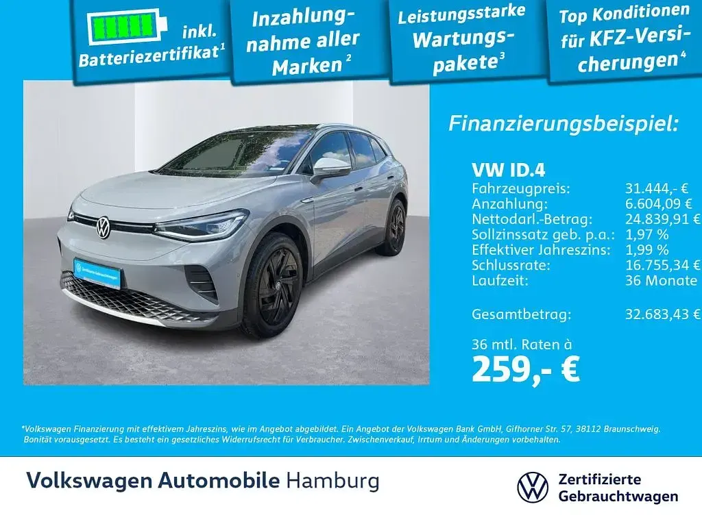 Gebraucht VW ID.4 Pro Performance 150 kW (204 PS) 2023 Grau SUV