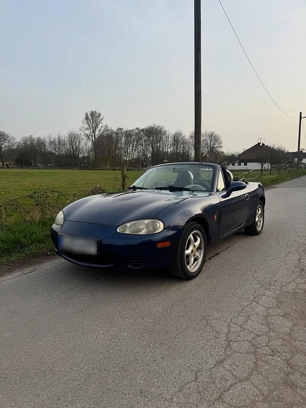 Gebraucht Mazda MX5 110 PS (80 kW) 2003 Blau Cabrio