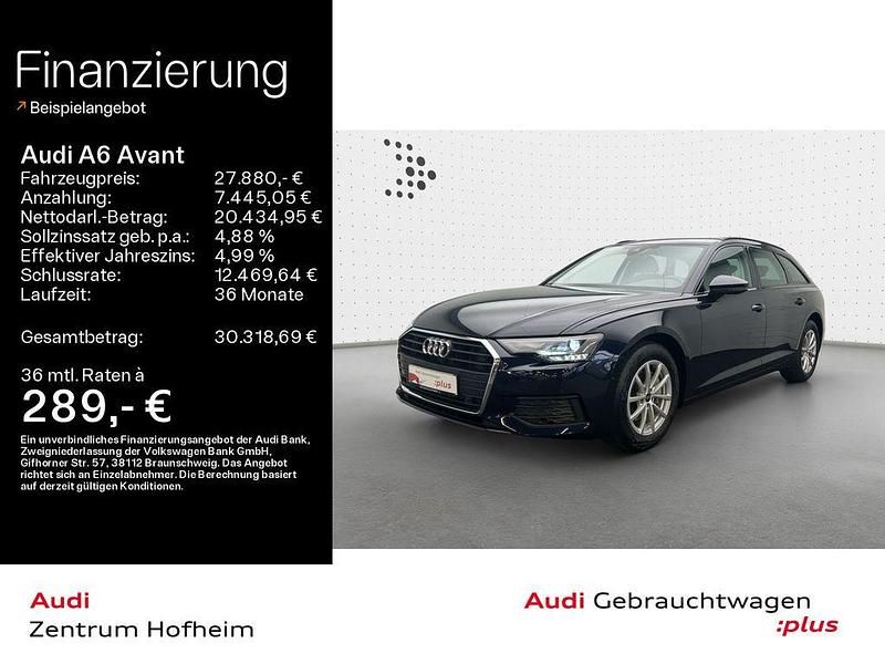 Firmamentblau metallic Gebraucht 2022 Audi A6 Performance Kombi | 27.880 € (Superpreis) - Bild 1/4