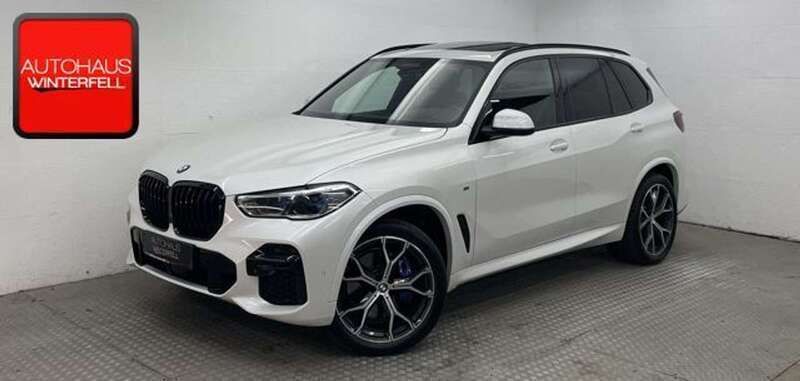 Mineralweiss metallic Gebraucht 2022 BMW X5 M M Sport SUV | 59.800 € (Guter Preis) - Bild 1/3