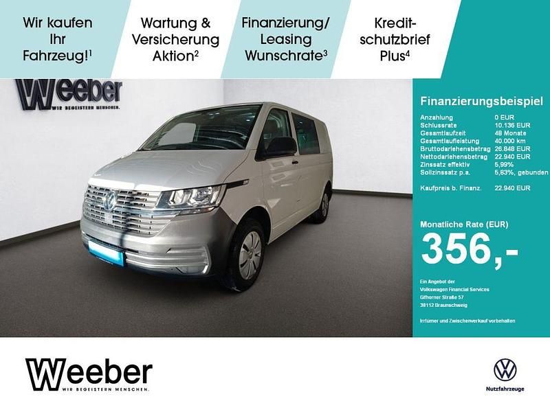 Candyweiß Gebraucht 2021 VW T6.1 Van | 22.480 € (Superpreis) - Bild 1/4