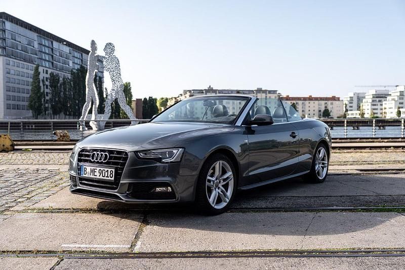 Grau Gebraucht 2014 Audi A5 Cabriolet S-line plus Cabrio | 15.300 € (Guter Preis) - Bild 1/4